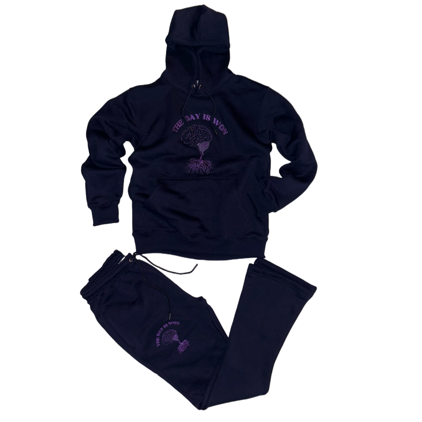 Midnight-Lavender Sweatsuit