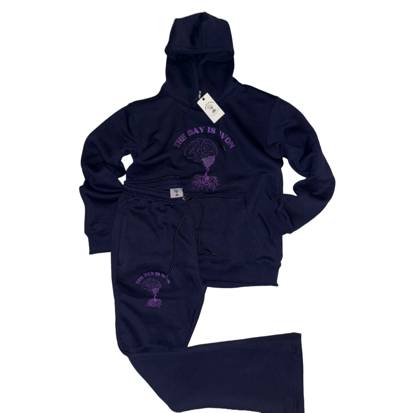 Midnight-Lavender Sweatsuit